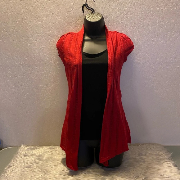 Heart Soul Red & Black Tank Top with Light Over Sweater - Picture 6 of 16